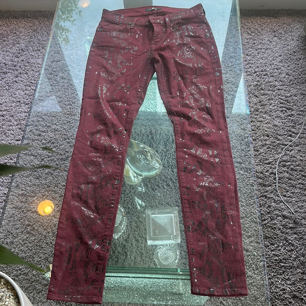 Snake skin pattern 7 for all mankind pants!